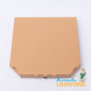 Коробка для пиццы 32*32*4 см, бурая (100 шт/уп)