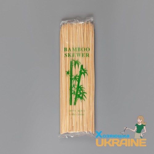 Палочки для шашлыка бамбук 30 см (100 шт/уп)